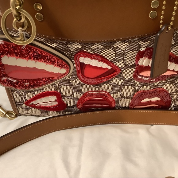 Coach rogue 25 with keychain purse charm wallet - Picture 6 of 16